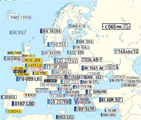 How to read European license plates and recognize them, all codes.